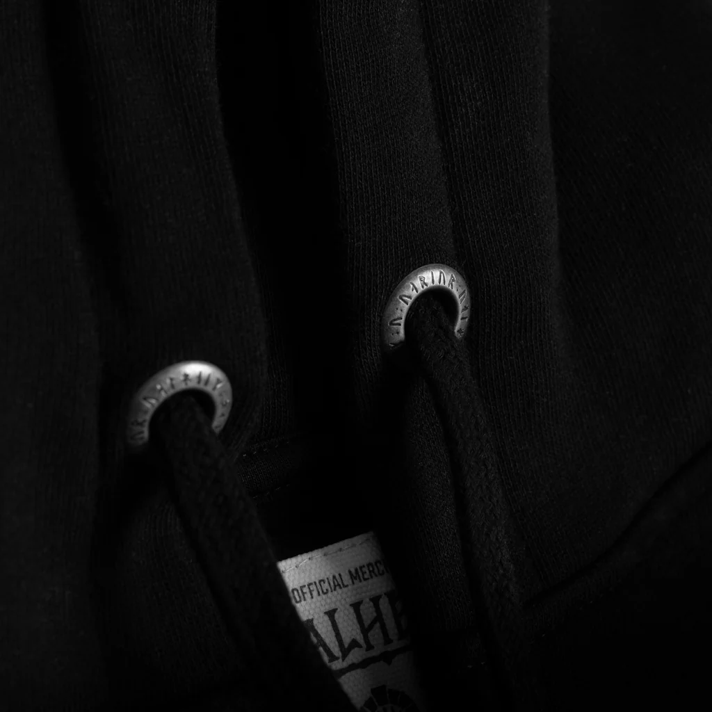Eikthyr, Men's Zip Hoodie, Black - Image 4