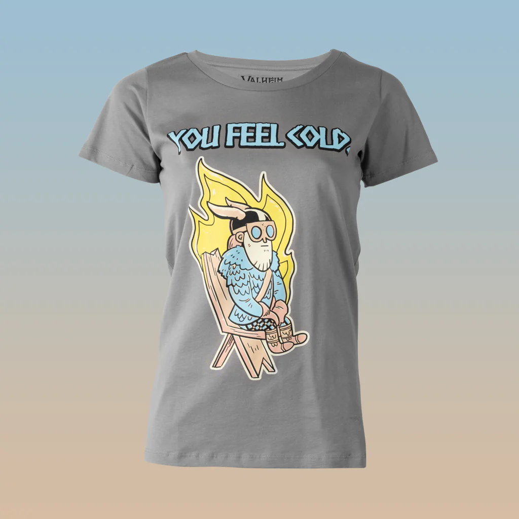 You Feel Cold, Women's Tee, Grey - Image 2